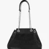 Sale MARC JACOBS The Small Black Leather Chain Sack Bag