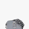 Sale MARC JACOBS The Snapshot Wolf Grey Multi Leather Camera Bag