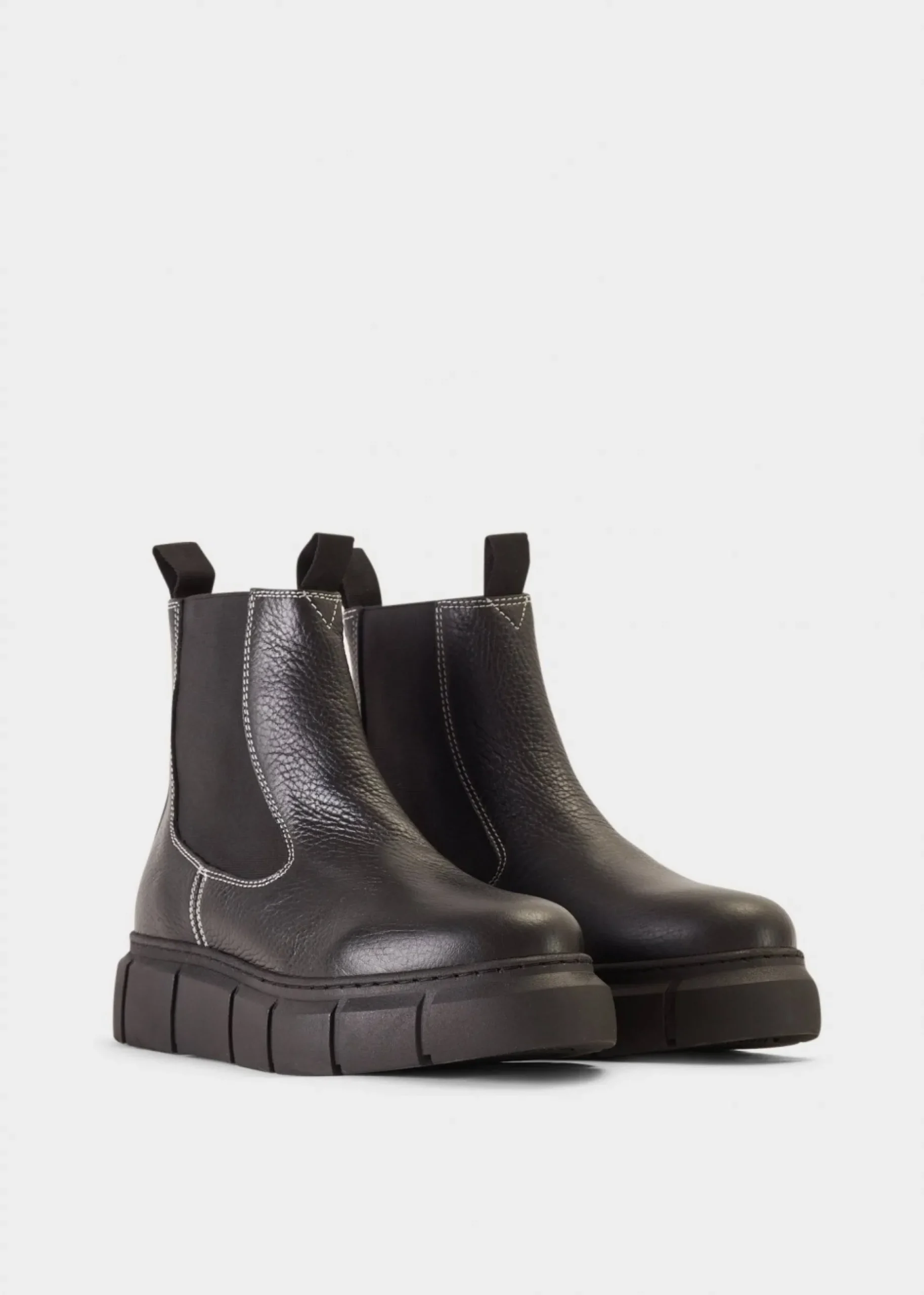 Fashion SHOE THE BEAR Tove Bicolour Black Leather Chelsea Boot