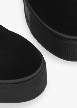 Online DANIEL Tred Black Suede Flatform Chelsea Boots