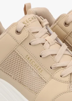 Sale SKECHERS Uno Everything Nice Natural Wedge Trainers