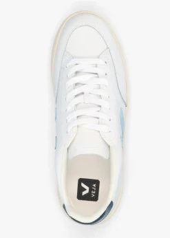 Best VEJA V-12 Leather Extra White Steel Nautico Trainers