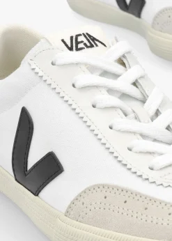 Fashion VEJA Volley White Black Canvas Trainers