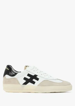 New ANOTHER TREND White Leather & Suede Trainers