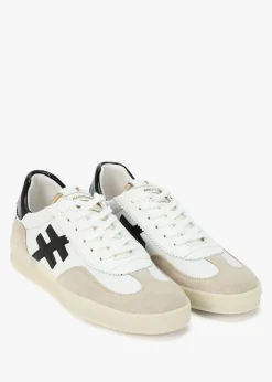 New ANOTHER TREND White Leather & Suede Trainers