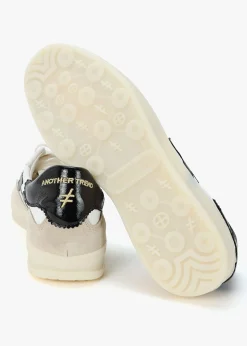 New ANOTHER TREND White Leather & Suede Trainers