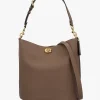 Online COACH Willow Soft Dark Stone Bucket Bag