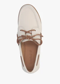 Sale TIMBERLAND Women’s Classic Natural Full Grain Leather Boat Shoes