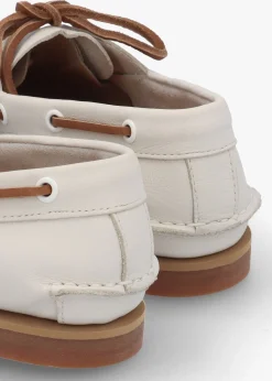 Sale TIMBERLAND Women’s Classic Natural Full Grain Leather Boat Shoes