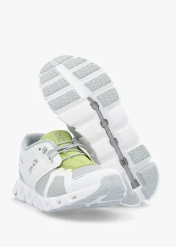 Sale ON RUNNING Women's Cloud 5 Push Glacier Zest Trainers
