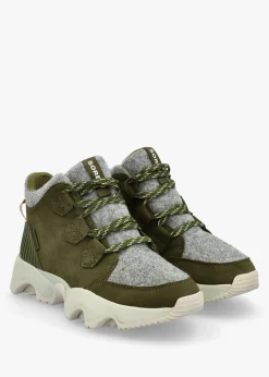 Online SOREL Women's Kinetic™ Impact Caribou Plus Ultilty Green Light Aloe Waterproof Boots