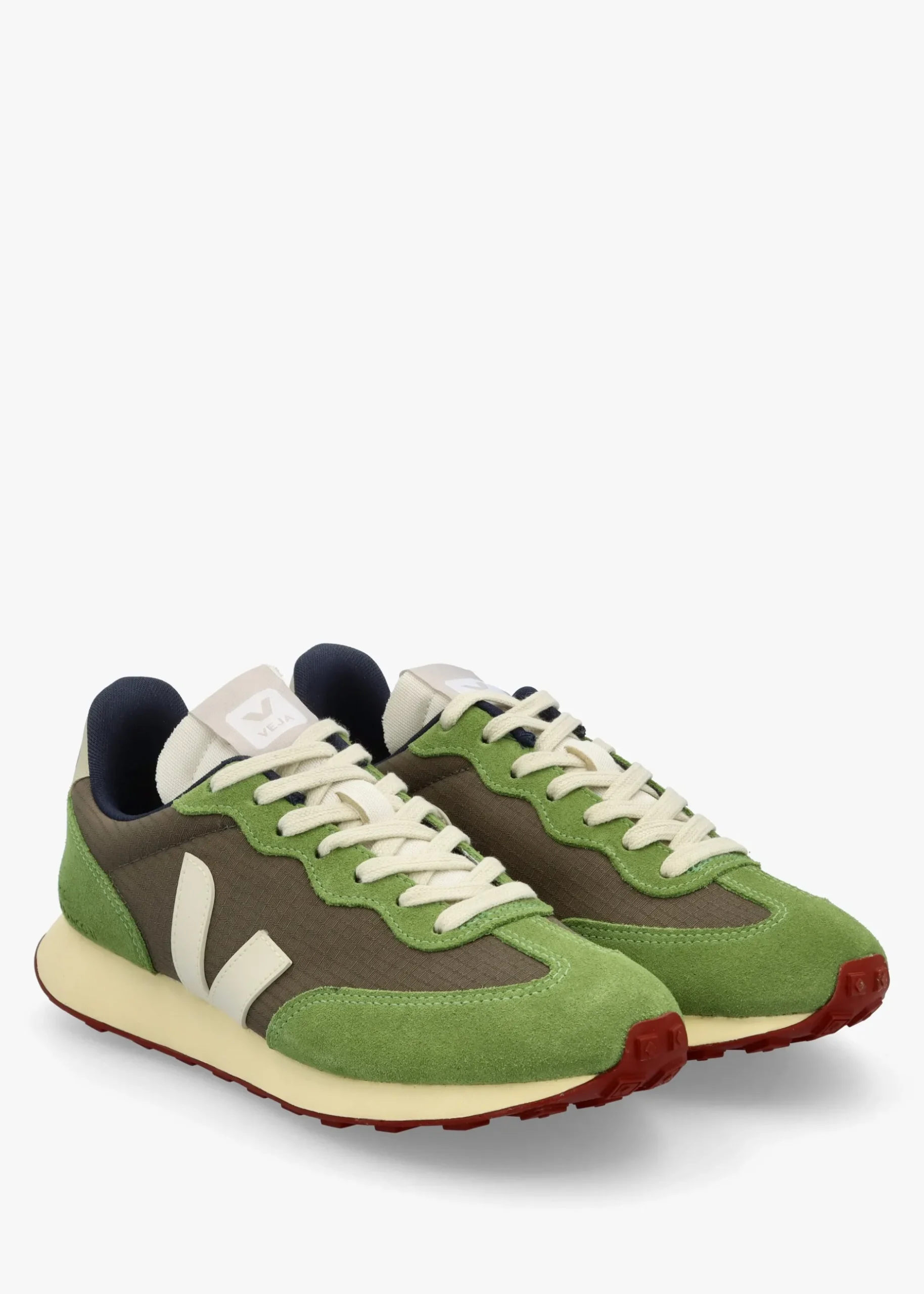 Clearance VEJA Women's Rio Branco II Ripstop Alveomesh Kaki Pierre Trainers