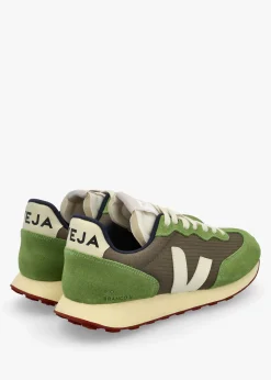 Clearance VEJA Women's Rio Branco II Ripstop Alveomesh Kaki Pierre Trainers