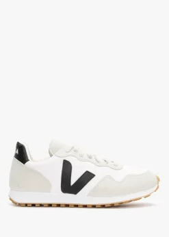 Online VEJA Women’s SDU Vegan Rec Alveomesh White Black Natural Trainers