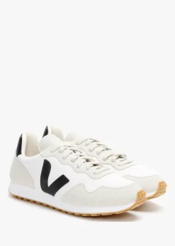 Online VEJA Women’s SDU Vegan Rec Alveomesh White Black Natural Trainers