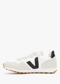 Online VEJA Women’s SDU Vegan Rec Alveomesh White Black Natural Trainers