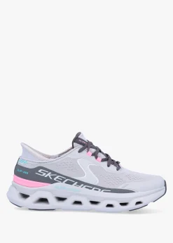 Best SKECHERS Women's Slip Ins Glide-Step Altus Gray Pink Trainers