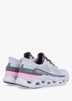 Best SKECHERS Women's Slip Ins Glide-Step Altus Gray Pink Trainers