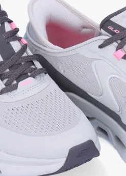 Best SKECHERS Women's Slip Ins Glide-Step Altus Gray Pink Trainers