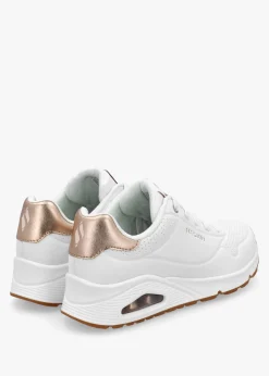Discount SKECHERS Women’s Uno Golden Air White Trainers