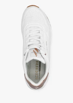 Discount SKECHERS Women’s Uno Golden Air White Trainers