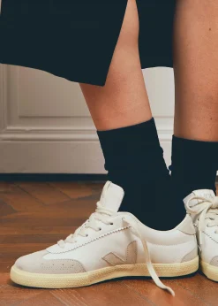 New VEJA Women's Volley O.T Leather White Natural Trainers