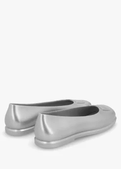New MARC JACOBS x Melissa Ruby Silver Grey Ballet Pumps