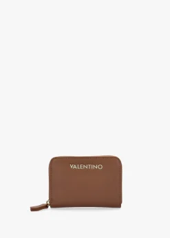 Hot VALENTINO BAGS Zero II Cuoio Zip Around Purse